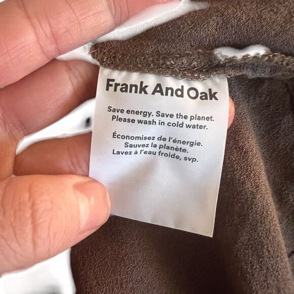 Frank and Oak‎ light brown button down shirt. Size small - Picture 4 of 9